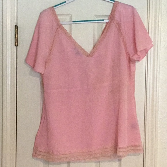 New Libby Edelman Women’s Pink Summer Top - Picture 3 of 12